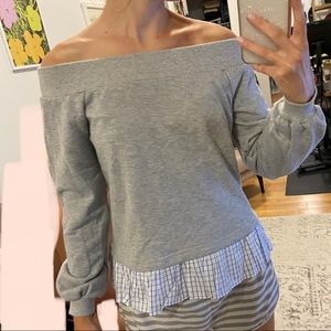 After Market off the shoulder sweatshirt